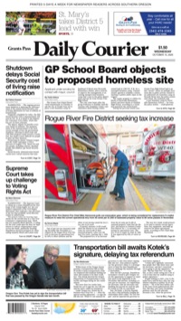 front page